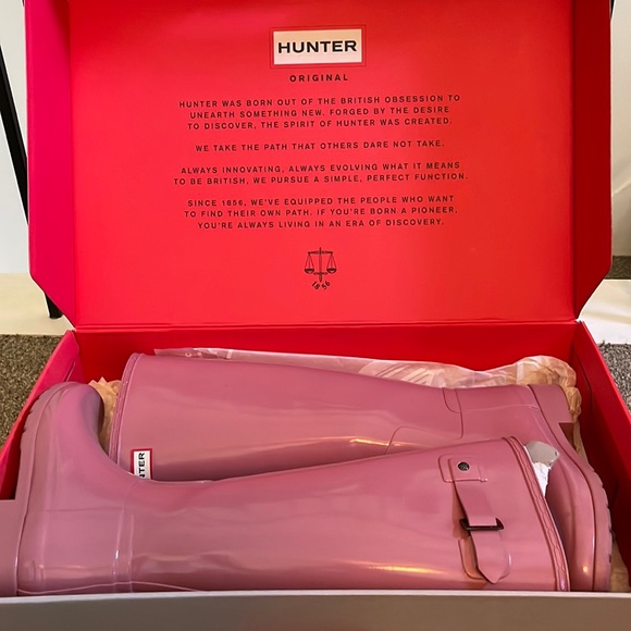 Hunter Shoes - Hunter original tall boots in pink
